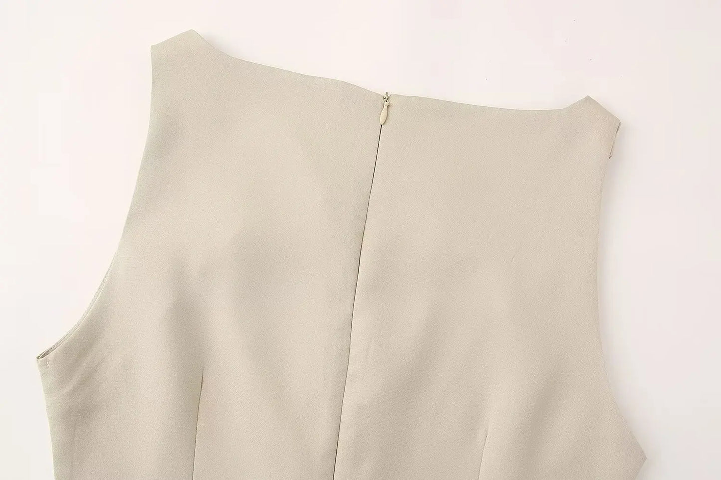 Women Round-neck Sleeveless Short Bodycon Mini Dress With Belts