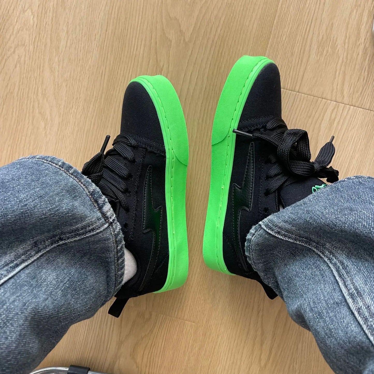 Men's Casual Design Sneakers Sports Shoes Platform Canvas Sneakers