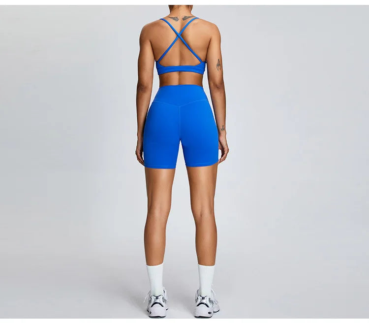 Women's Seamless Buttock Lift Sports Shorts  Running Scrunch Workout Yoga High Waist Gym Shorts