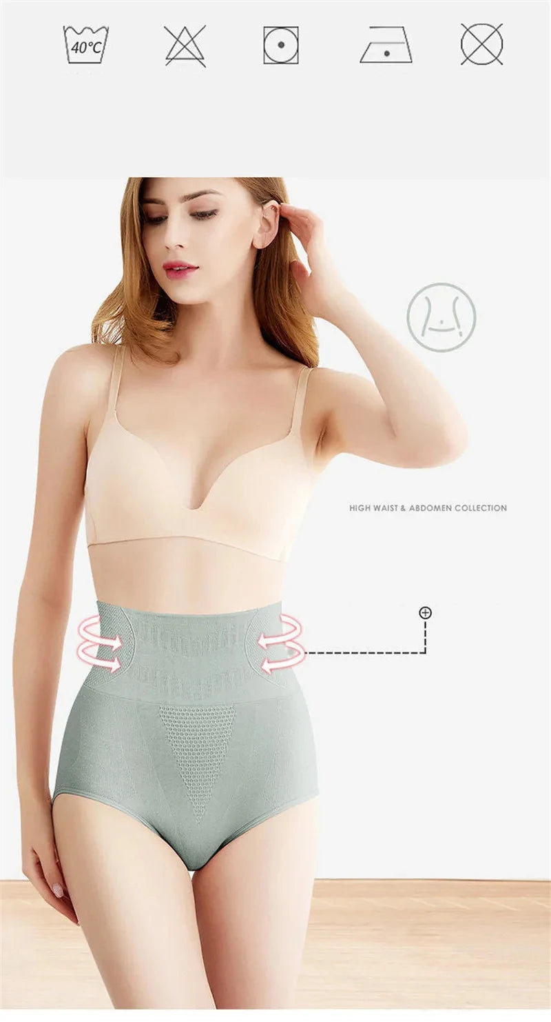 High Waist Shaping Panties - Breathable Body Shaper Slimming Underwear for Women