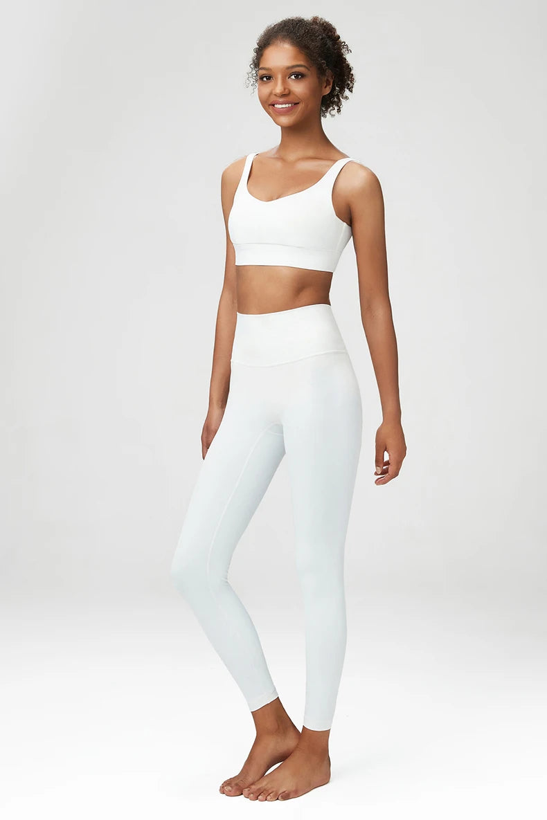 Women's Two Pieces Fitness Yoga Gym Breathable Workout Running Sportswear Set