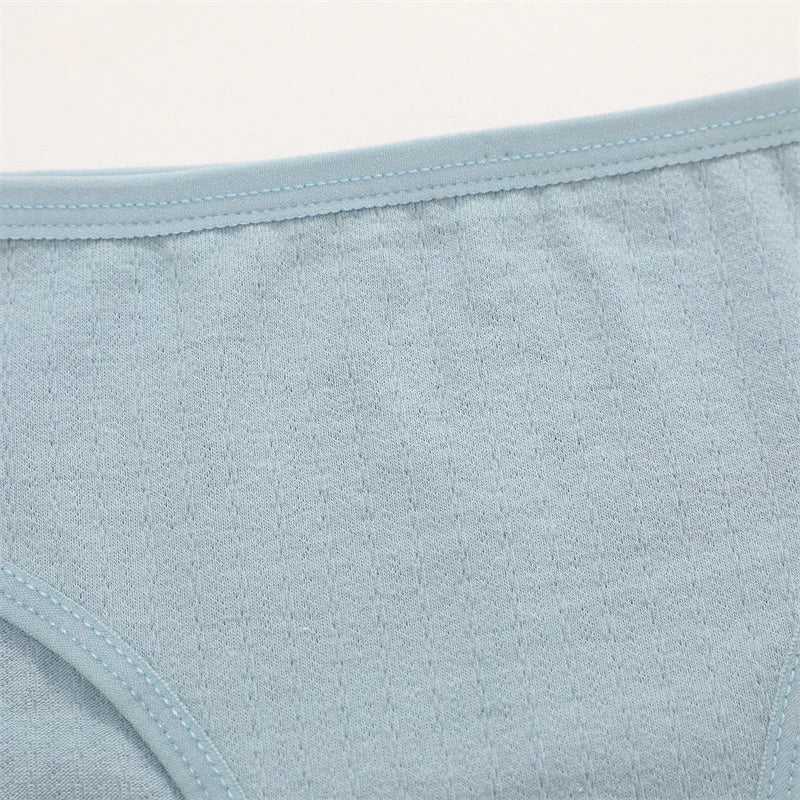 3-Pack Cotton Low-Waist Briefs for Women - Comfortable Breathable Underwear