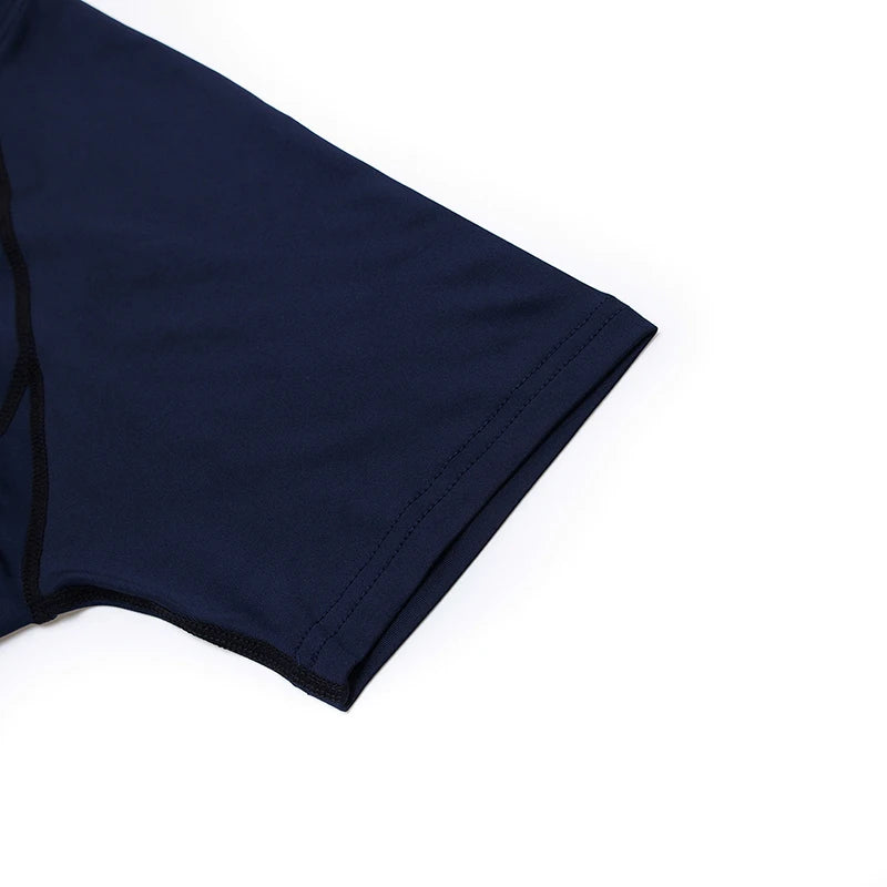 Men's Running Compression Short Sleeve Sport Gym Fitness Sweatshirt Jogging Tracksuit Athletic T-Shirt