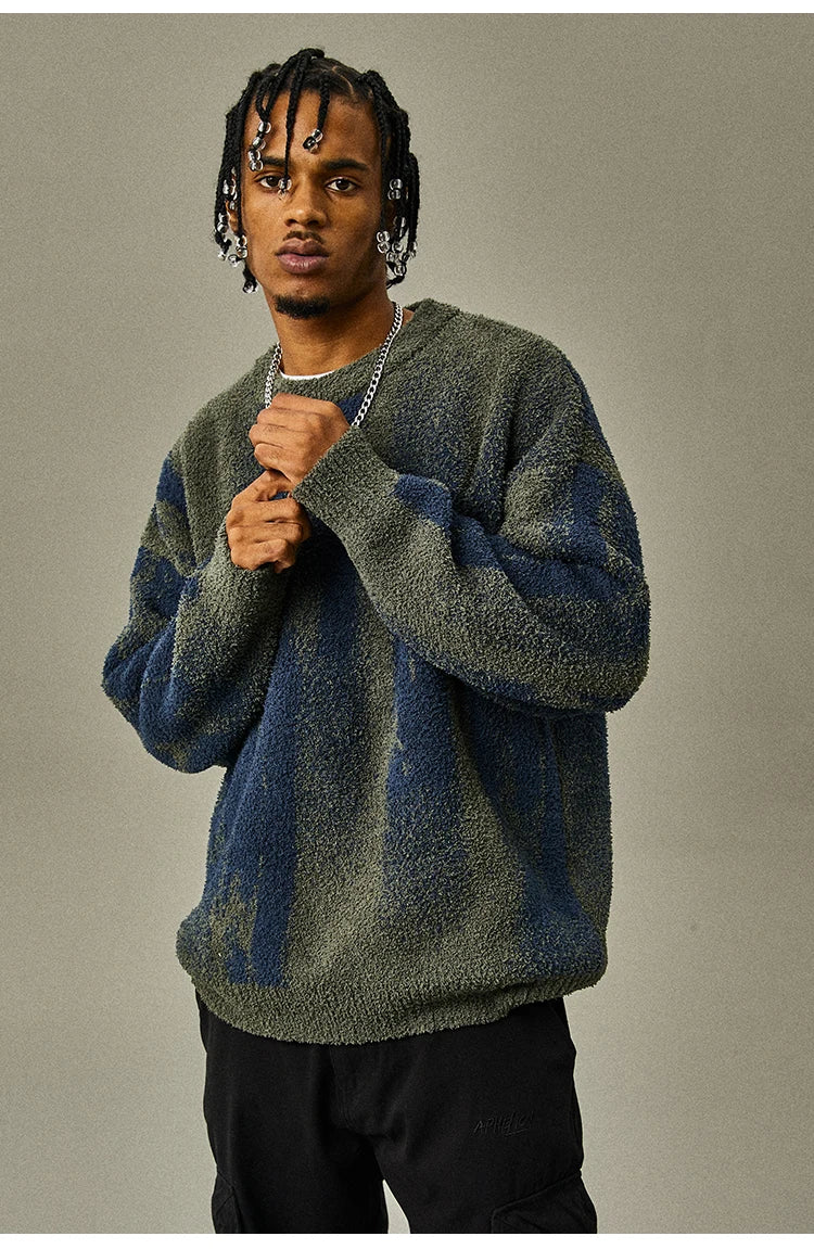 Men's Gothic Vintage Pullover Sweater