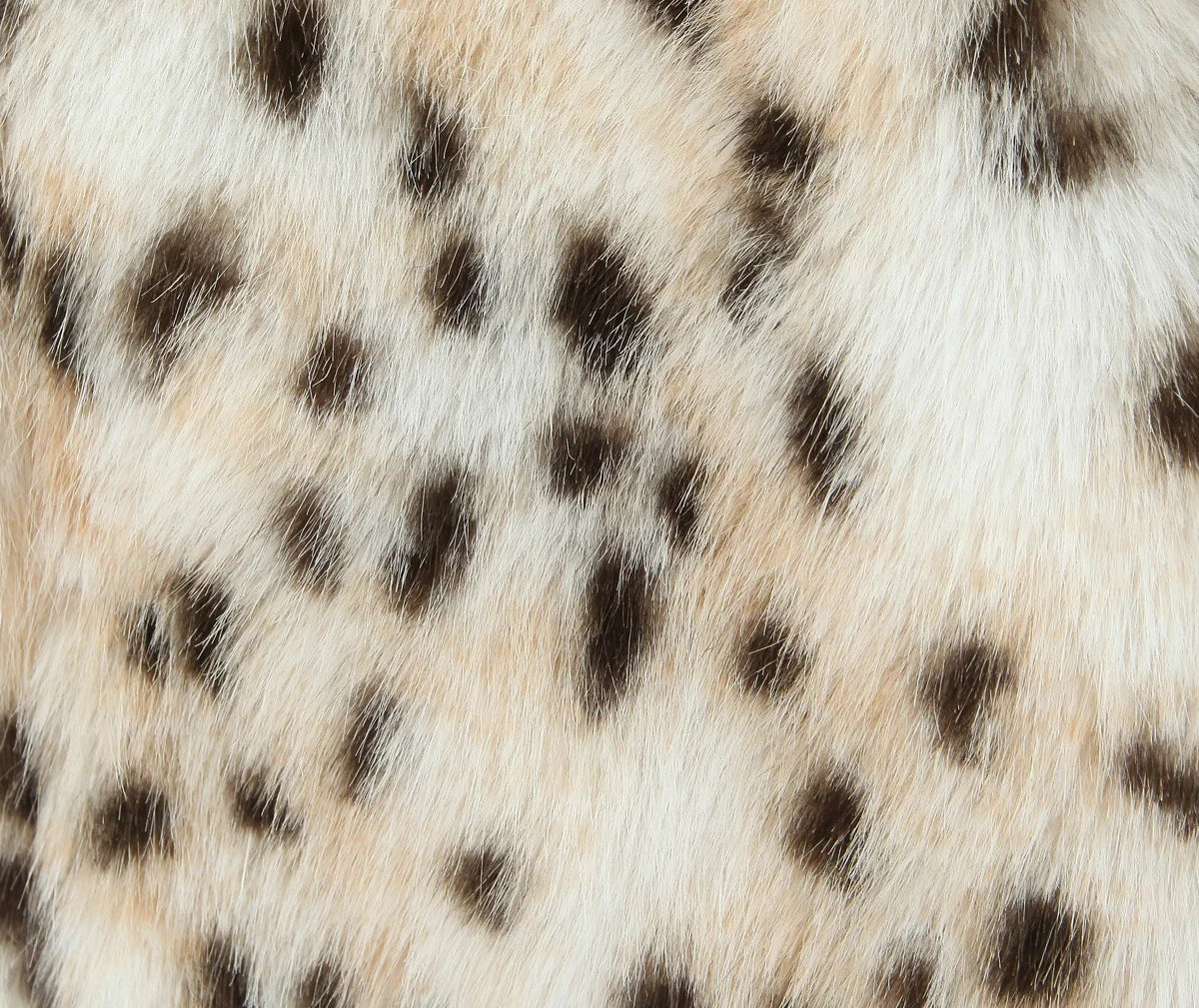 Faux Fur Leopard Print Long Coat - Long Sleeve Loose Warm Winter Outerwear