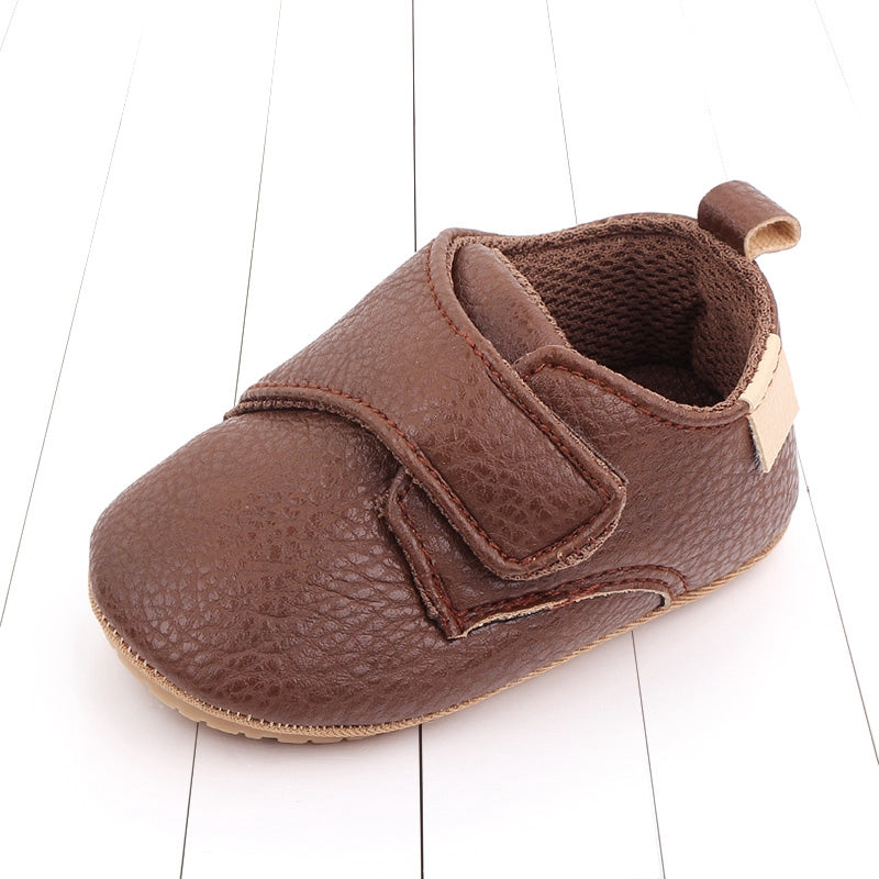 Toddler Baby Boys Girls Causal First Walker Shoes PU Leather Sneakers Soft Sole Cute Baby Flats Shoes