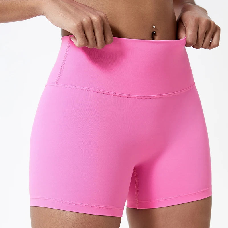 Women's Running Sports Buttock Lift Gym Leggings Cycling Slim Fit Workout High Waist Yoga Shorts