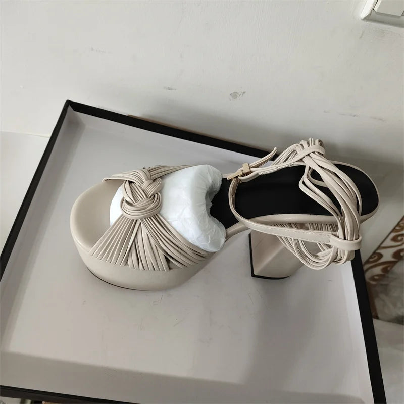 Women's 12/14cm High Heel Platform Sandals