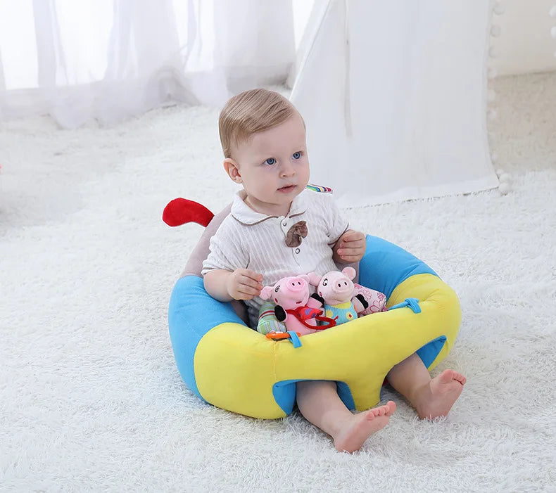 Baby Support Sofa with Filling - Bean Bag Seat for Learning to Sit