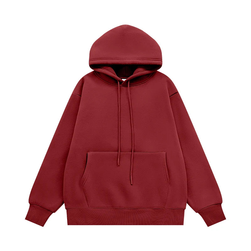 Unisex 350G Fleece Velvet Warm Hoodie
