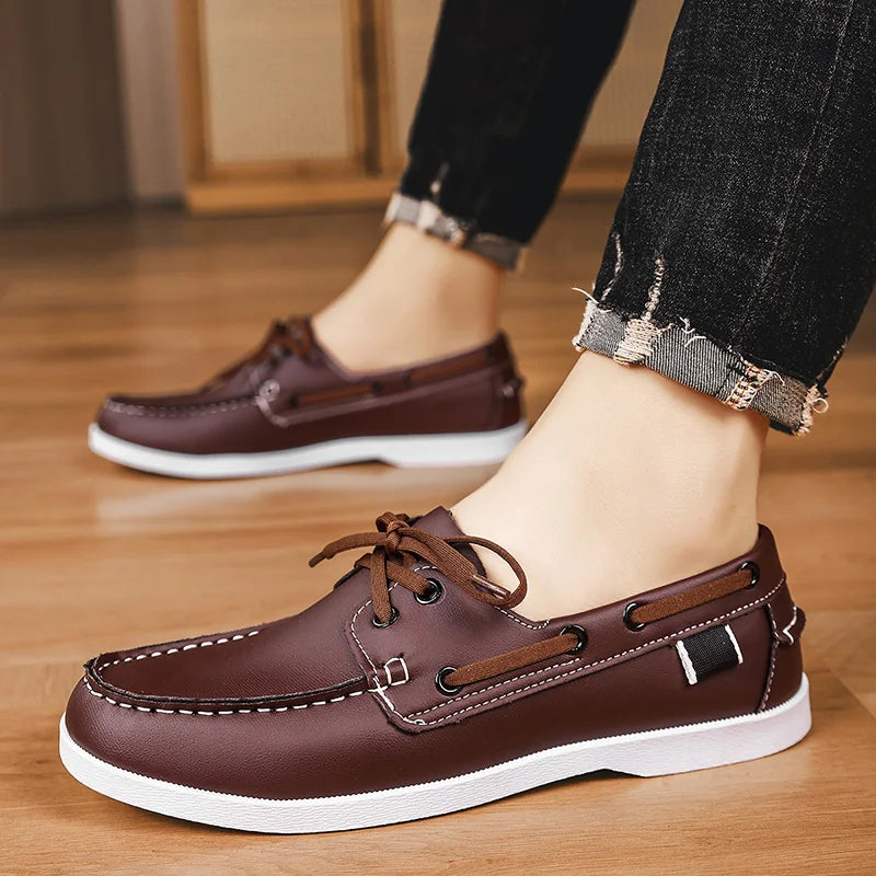 Men's Autumn Casual Loafers - Comfortable Soft Work & Driving Shoes
