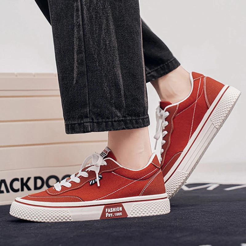 Canvas Skateboard Flat Shoes - Unisex Trainers Plus Size