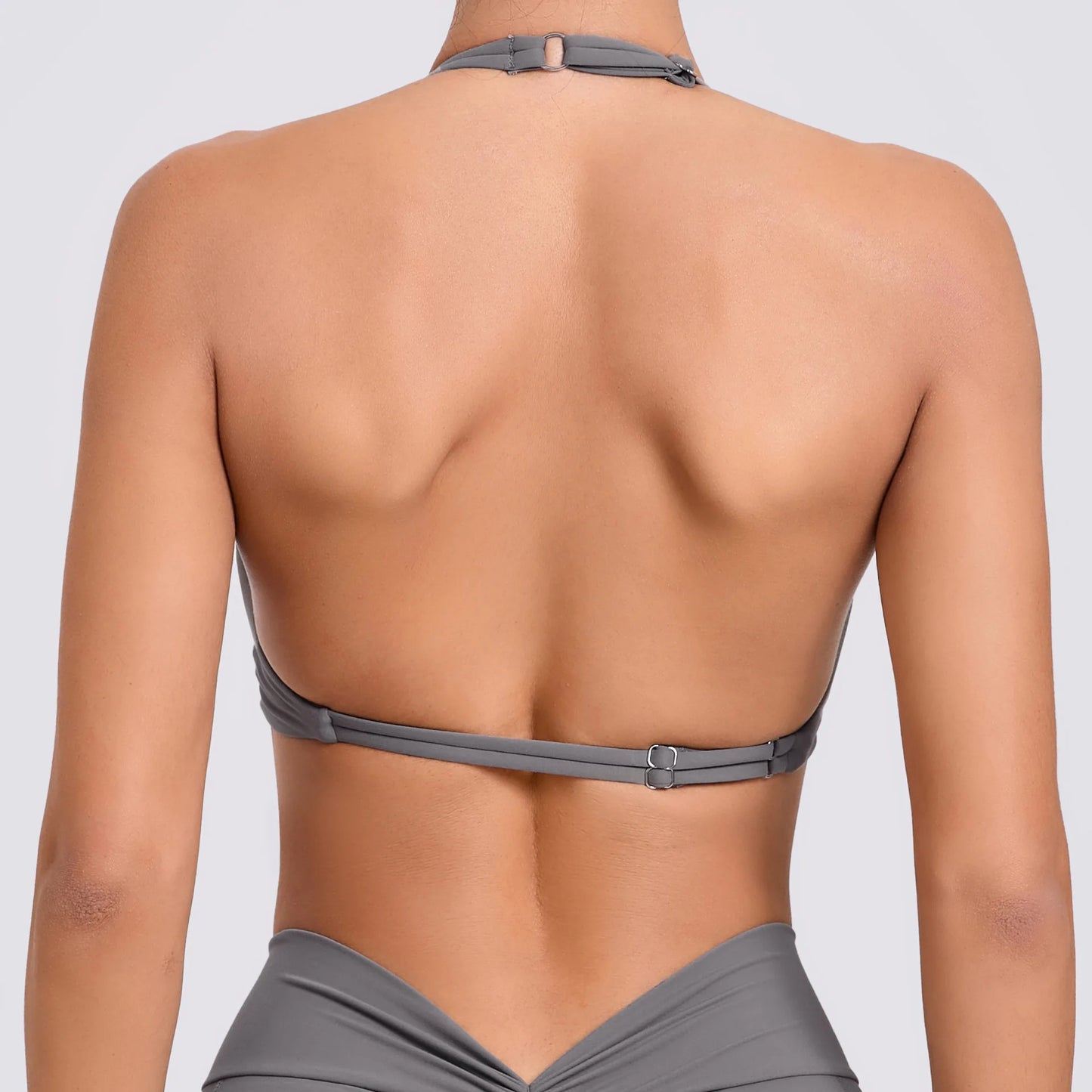 Women's Adjustable Yoga Bra Running Workout Underwear Fitness Push up Quick-Dry Sportswear Gym Top Scrunch Sports Bra