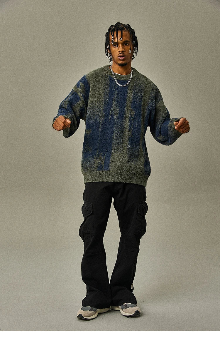 Men's Gothic Vintage Pullover Sweater