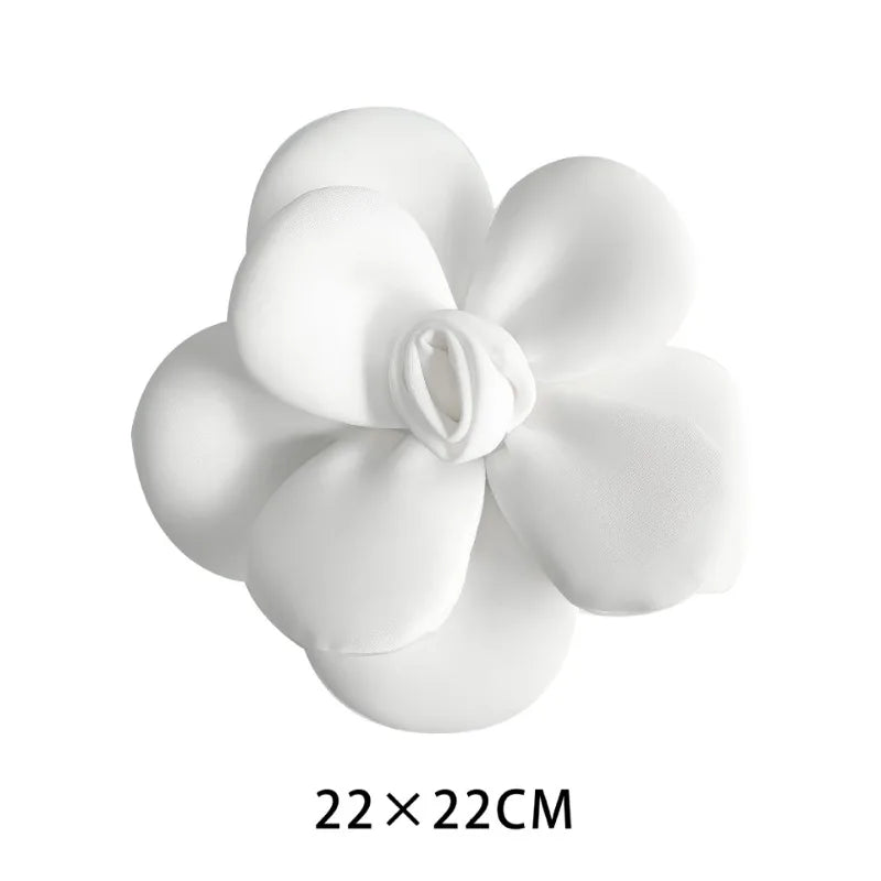 Handmade Camellia Flower Brooches - Elegant Fashion Corsage Bag Dress Badge Wedding Party Lapel Pins for Women Accessories