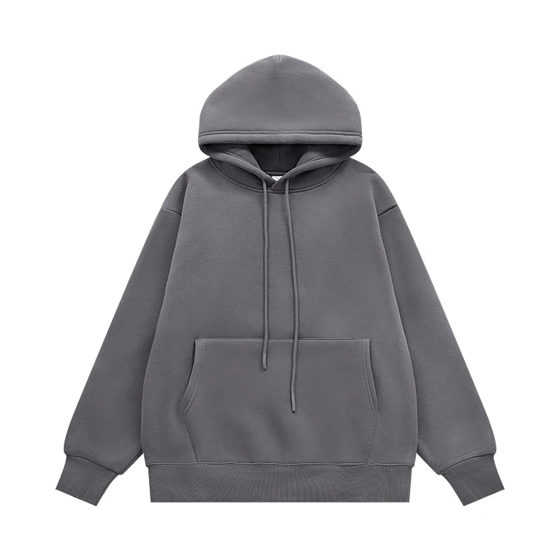 Unisex 350G Fleece Velvet Warm Hoodie