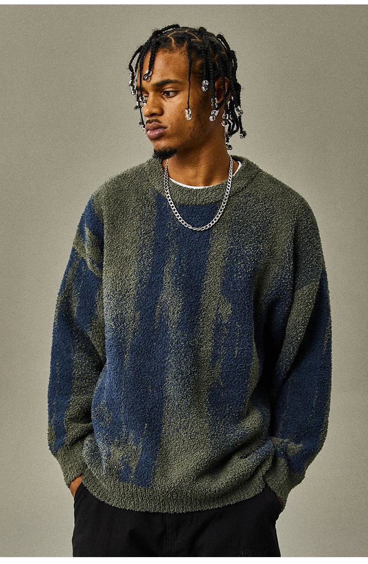 Men's Gothic Vintage Pullover Sweater
