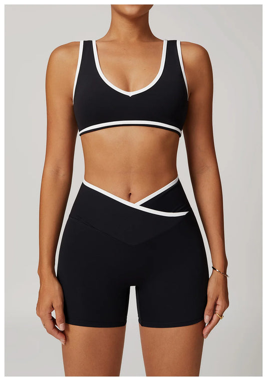Women’s Casual Yoga Top Running Underwear Breathable Workout Brassiere Fitness Quick-Dry Gym Push up Sports Bra