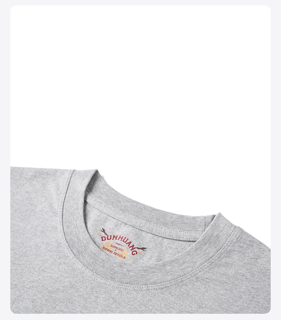 Men's Summer Oversize Letter Print 270gsm 100% Original Cotton T-Shirt