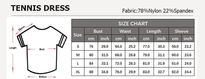 Women's Tennis 2 In 1 Gym Yoga Dress Breathable Quick Dry Running Skirt Workout Golf Clothes Sportswear