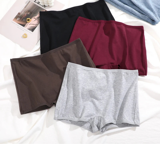 Women's Cotton Seamless Boyshorts - Comfort Sports Underwear