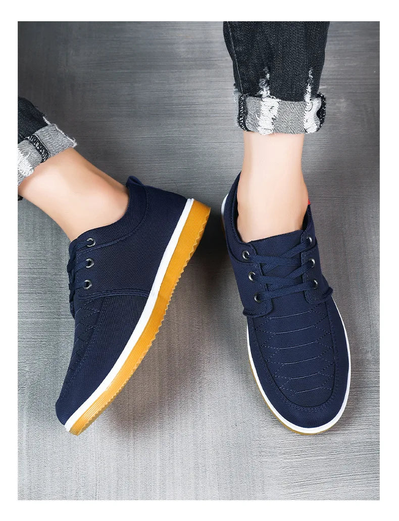 Men's Summer Casual Running Sport Lace Up Flats Sneakers Lightweight Shoes