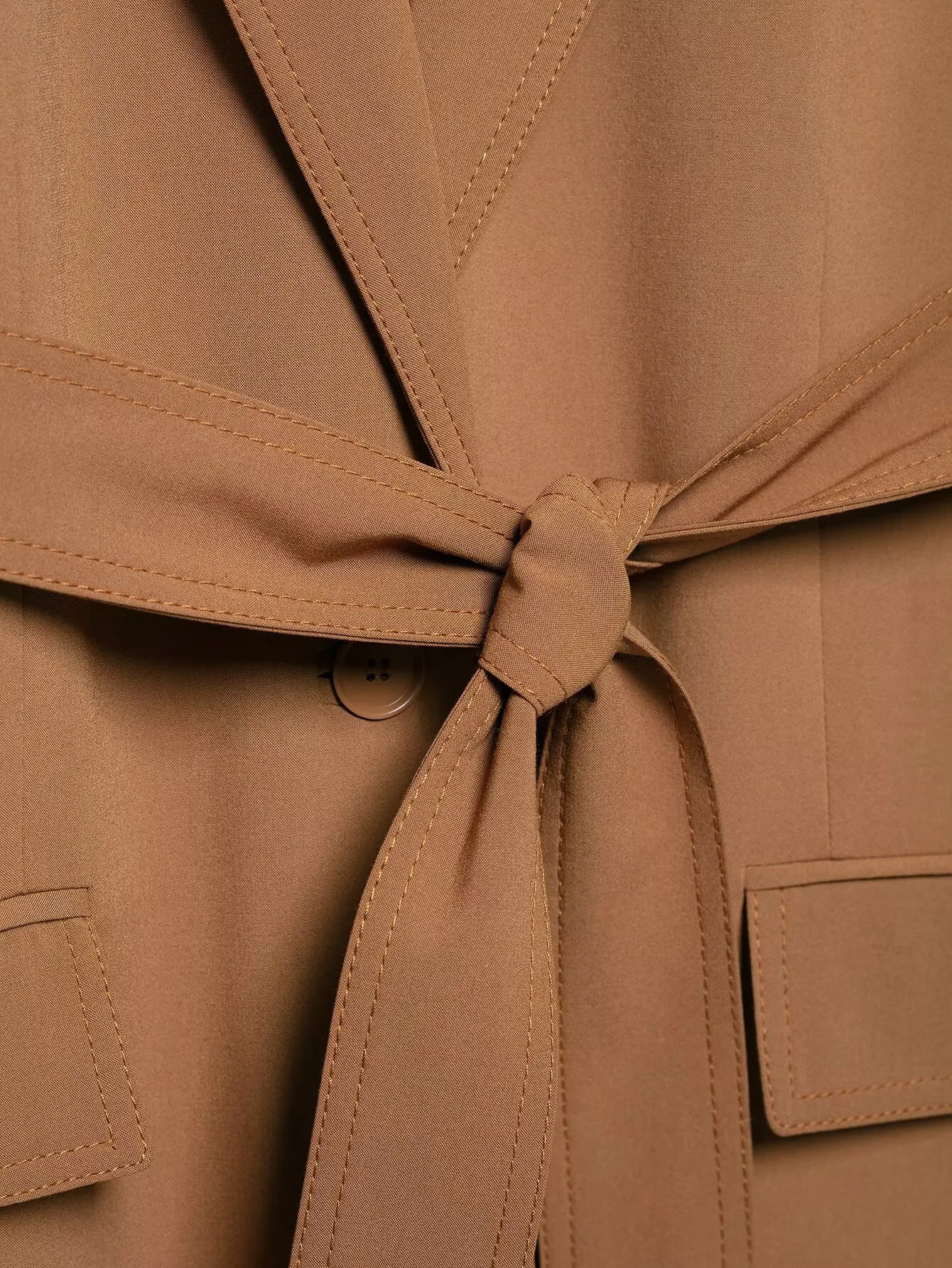 Women's Belt Suit Jacket High Waisted Pants Set