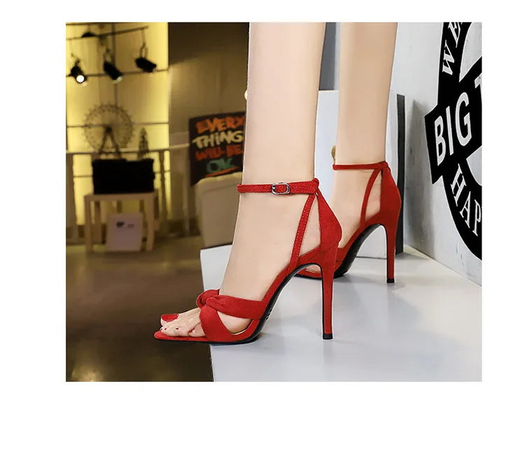 Women's Summer Stilettos Suede High Heels