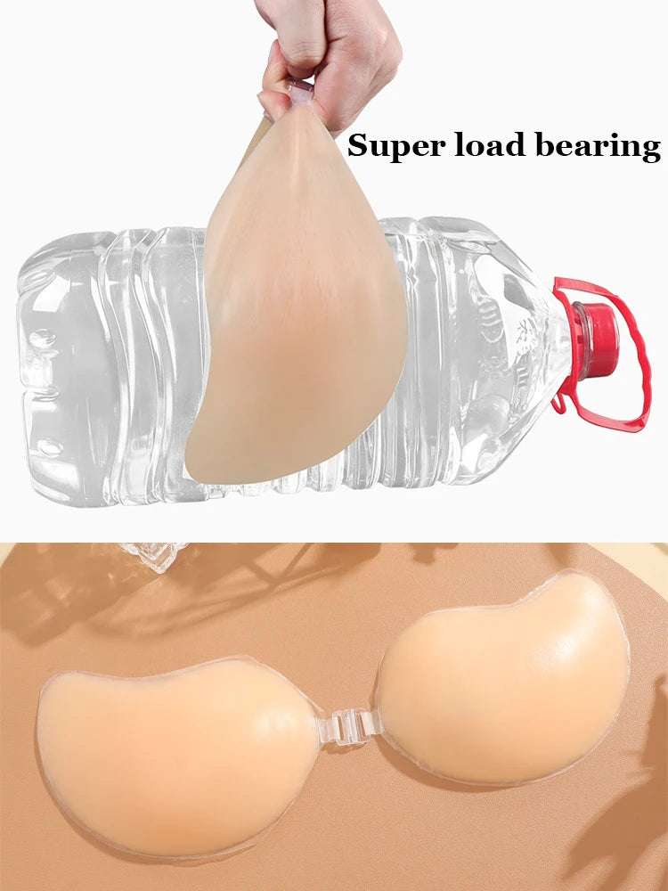 Reusable Silicone Nipple Covers - Self-Adhesive Invisible Breast Petals