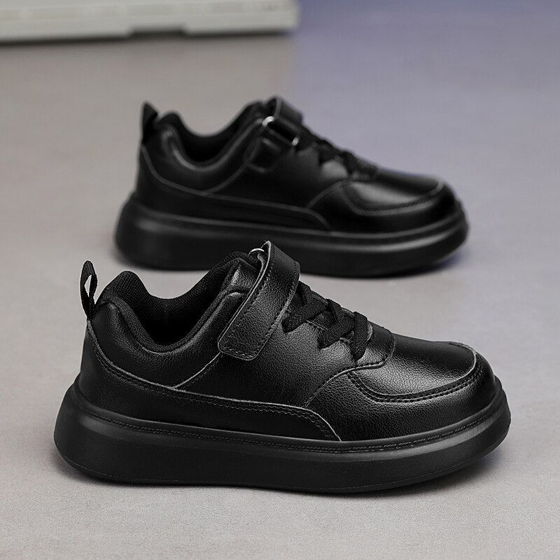 Children's Boy's PU Leather Sneakers School shoes 6 To 12 Years