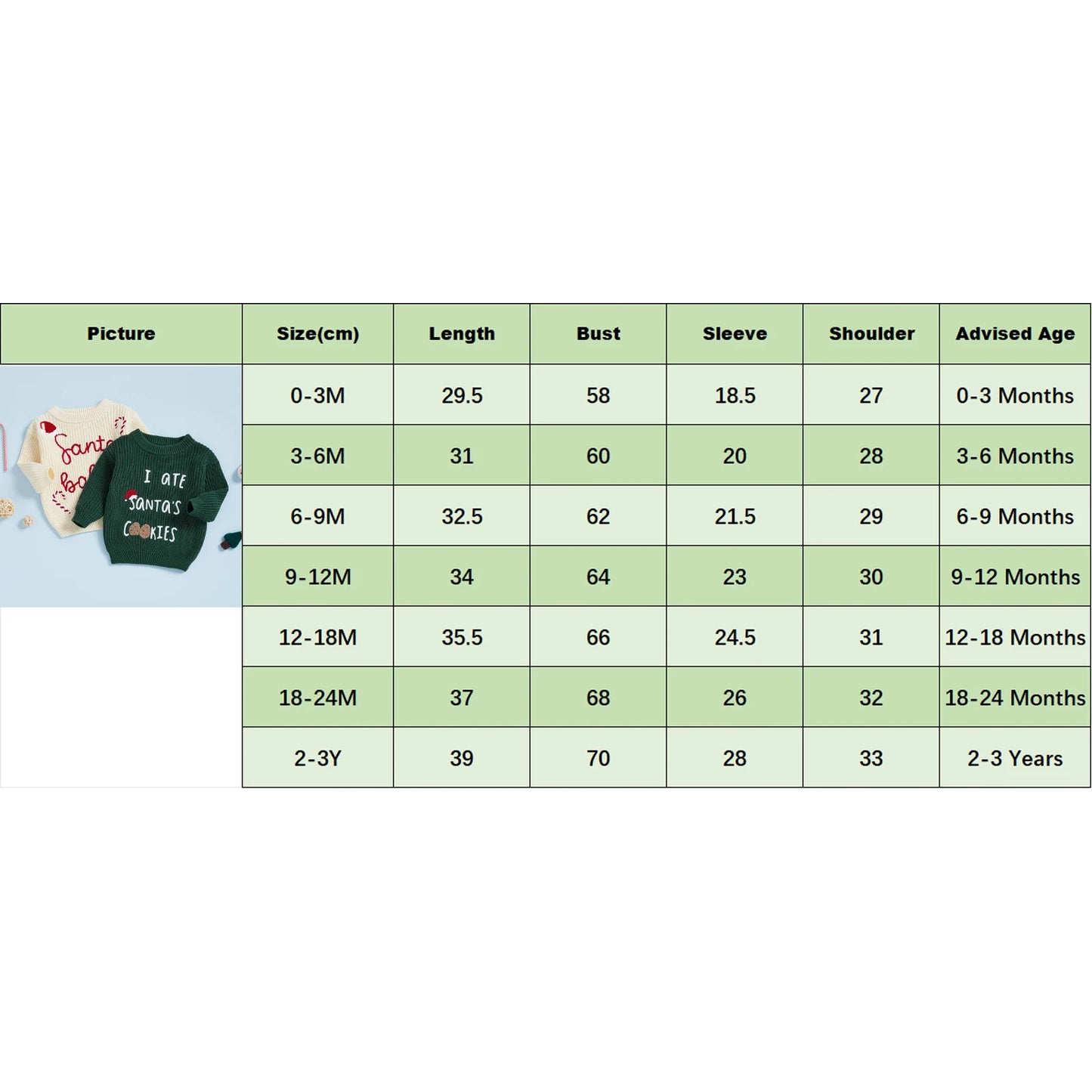 Baby Christmas Sweater - Letter Embroidery Round Neck Pullover Knitwear