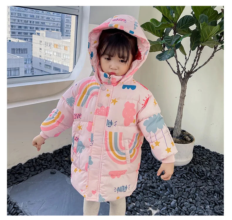 Children's Cotton Windbreaker Coat Jacket For Kids 2-7 Years