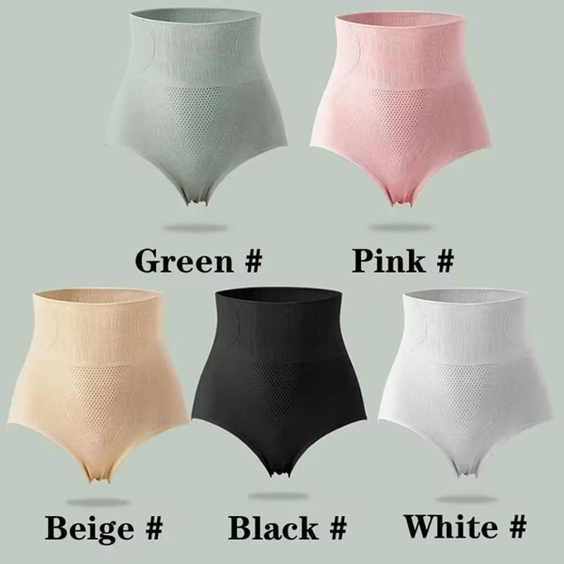 High Waist Shaping Panties - Breathable Body Shaper Slimming Underwear for Women