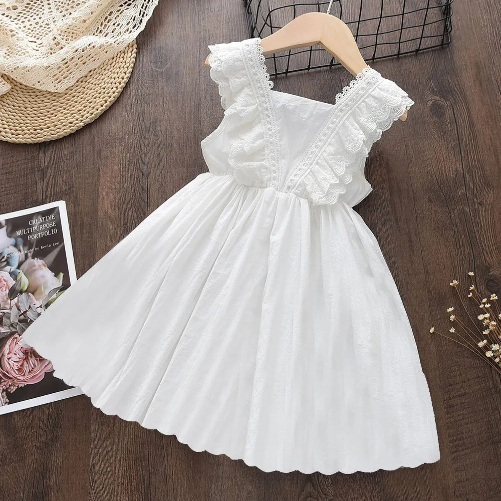 Kids Girls Summer Lace Dress