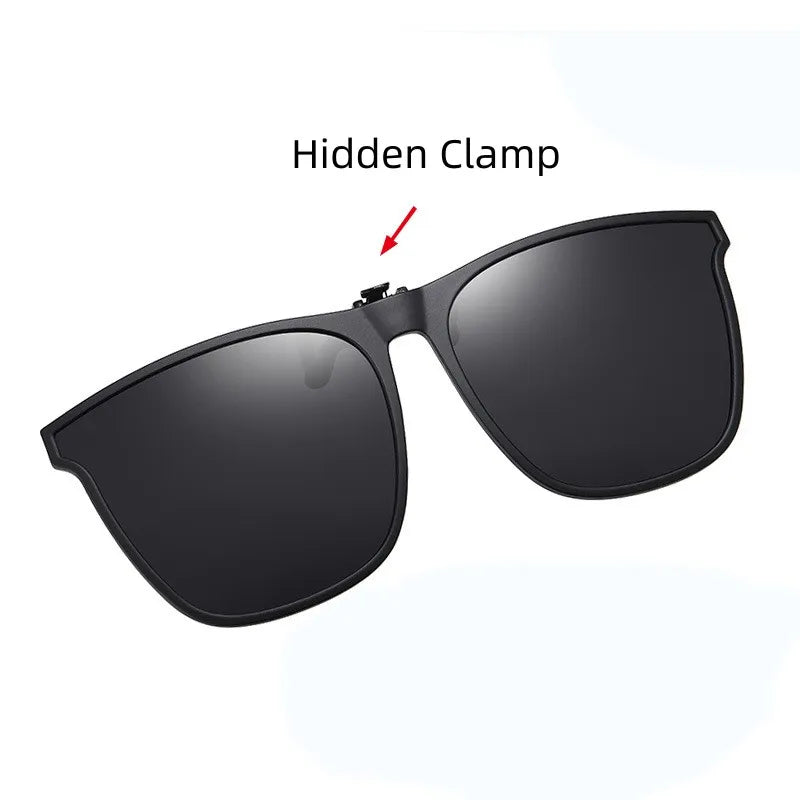 Unisex Polarized Clip Sunglasses