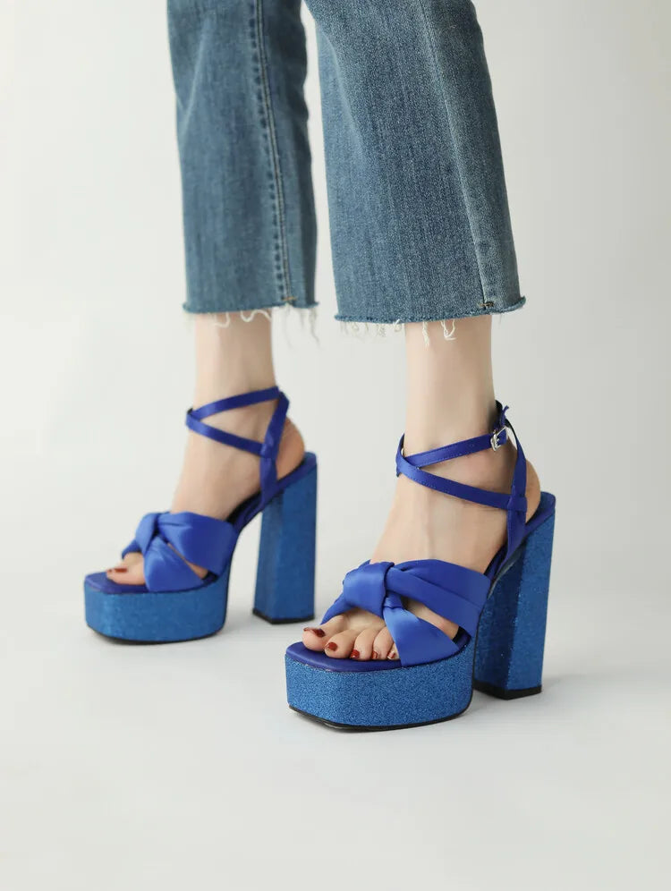 Women's 12/14cm High Heel Platform Sandals