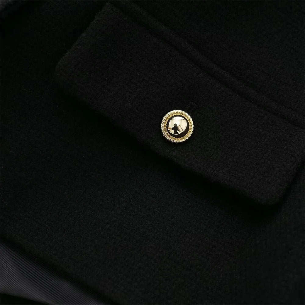 Women's Casual Temperament Flip Short Jacket