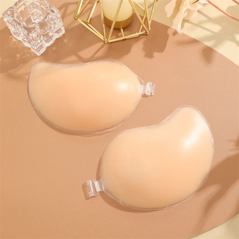 Reusable Silicone Nipple Covers - Self-Adhesive Invisible Breast Petals