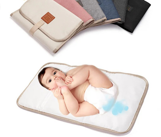 Foldable Baby Diaper Changing Pad - Waterproof Portable Changing Mat