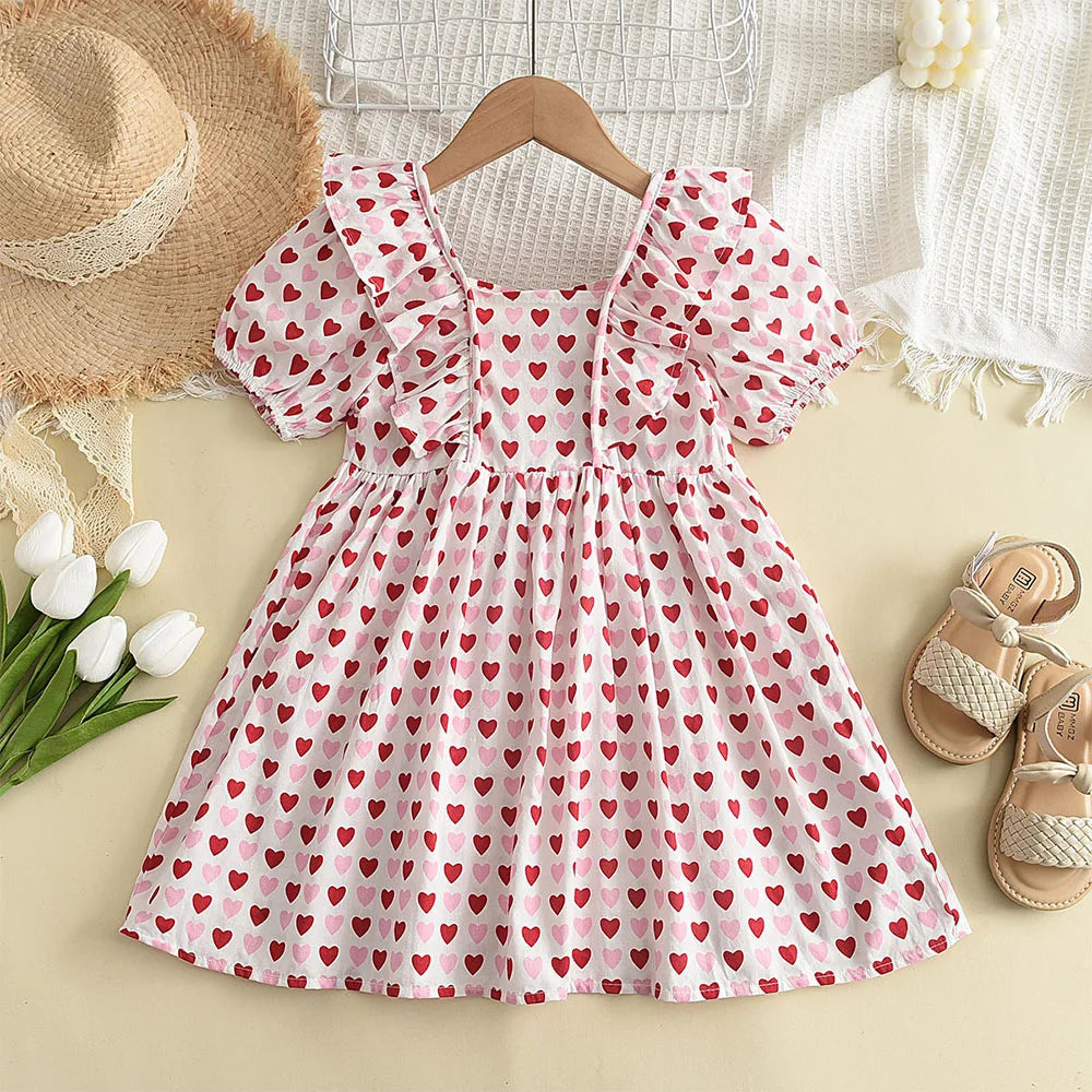 Kids Girls Summer Lace Dress