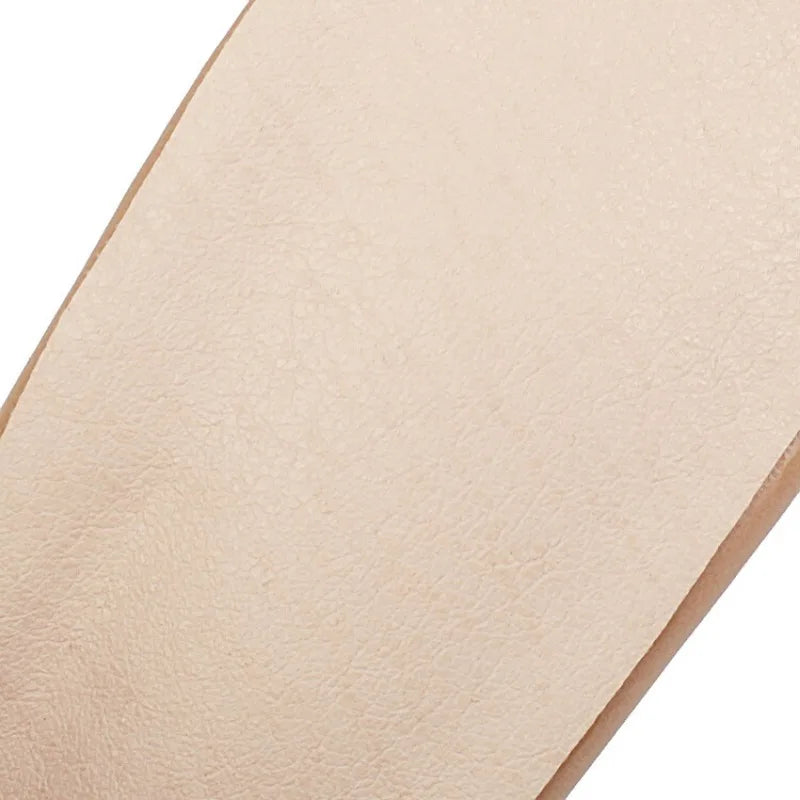 Women's Matte Leather Slipper High Heels