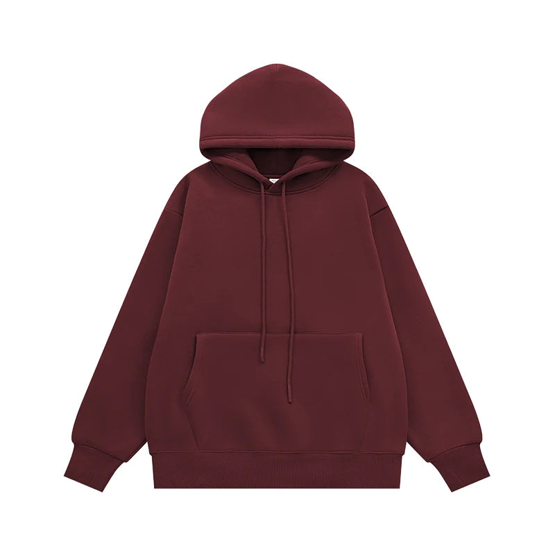 Unisex 350G Fleece Velvet Warm Hoodie