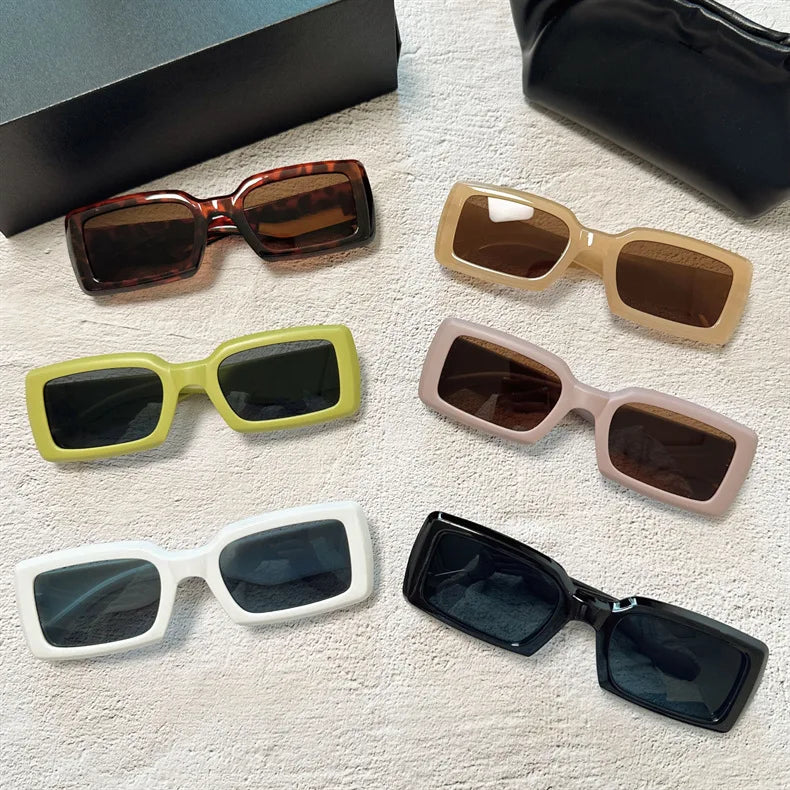 Women's Sunglasses Retro Square Eyewear Anti UV Sunshade Sunglasses UV400