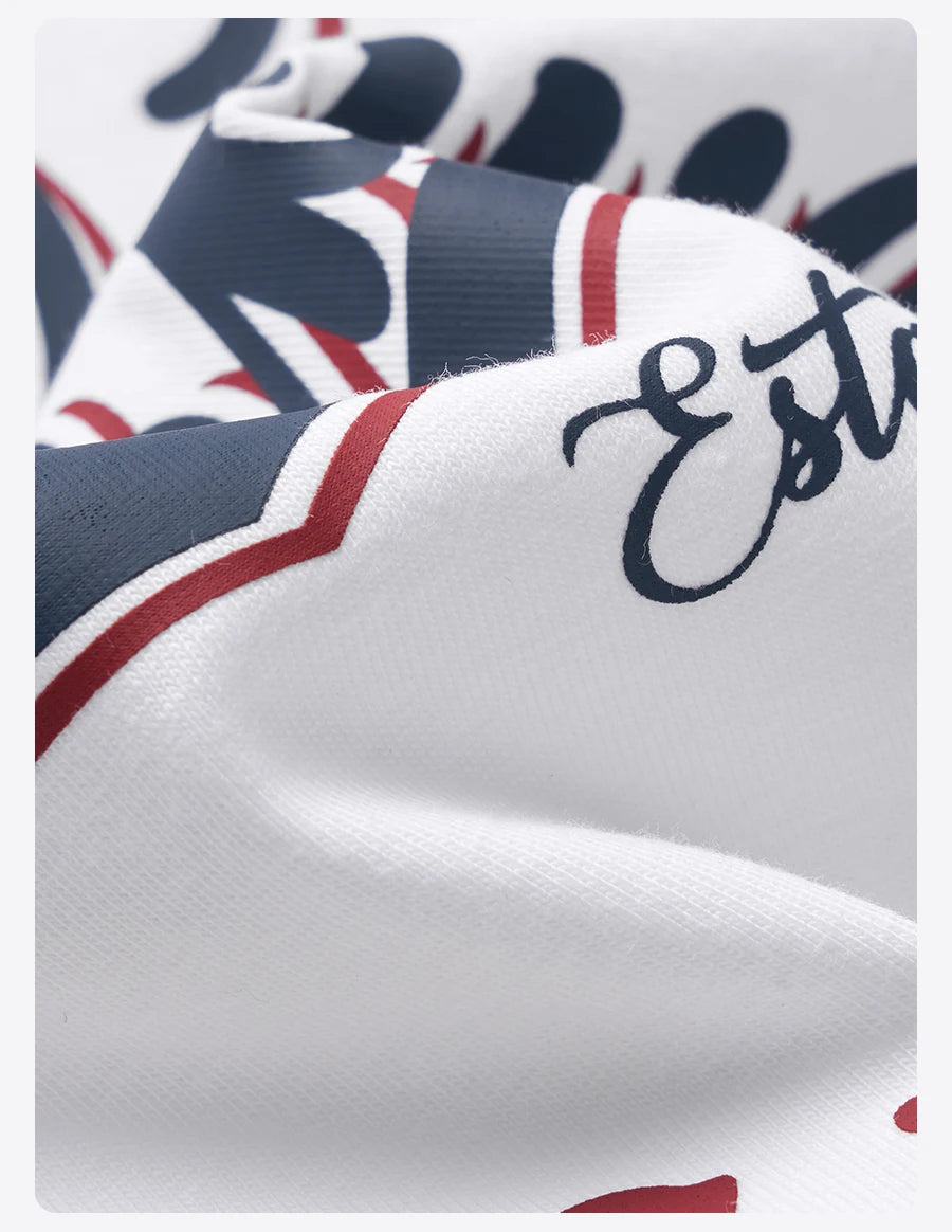 Men's Oversized Cool-Touch T-Shirt with Letter Print