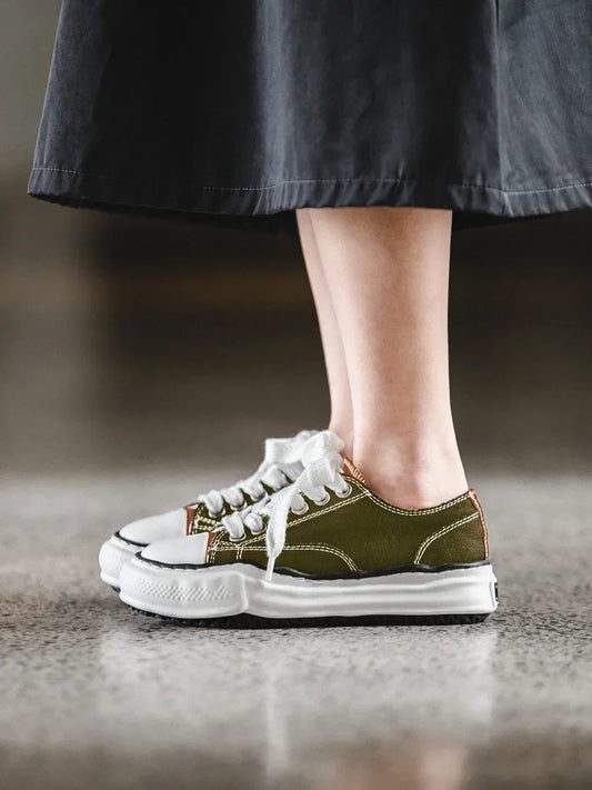 Women's Japanese Canvas Shoes - Versatile Summer Casual Sneakers Trend Board Shoes