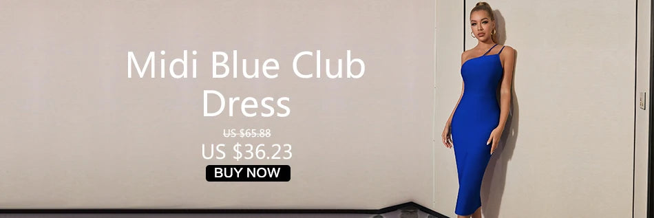 Backless Bandage Midi Dress - Sleeveless Bodycon Party Dress
