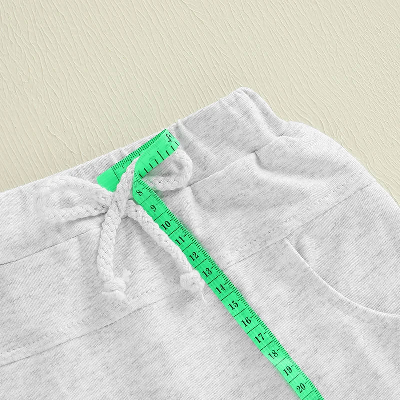 Casual Baby Boys Summer Clothes Set - Letter Embroidery T-Shirt & Shorts