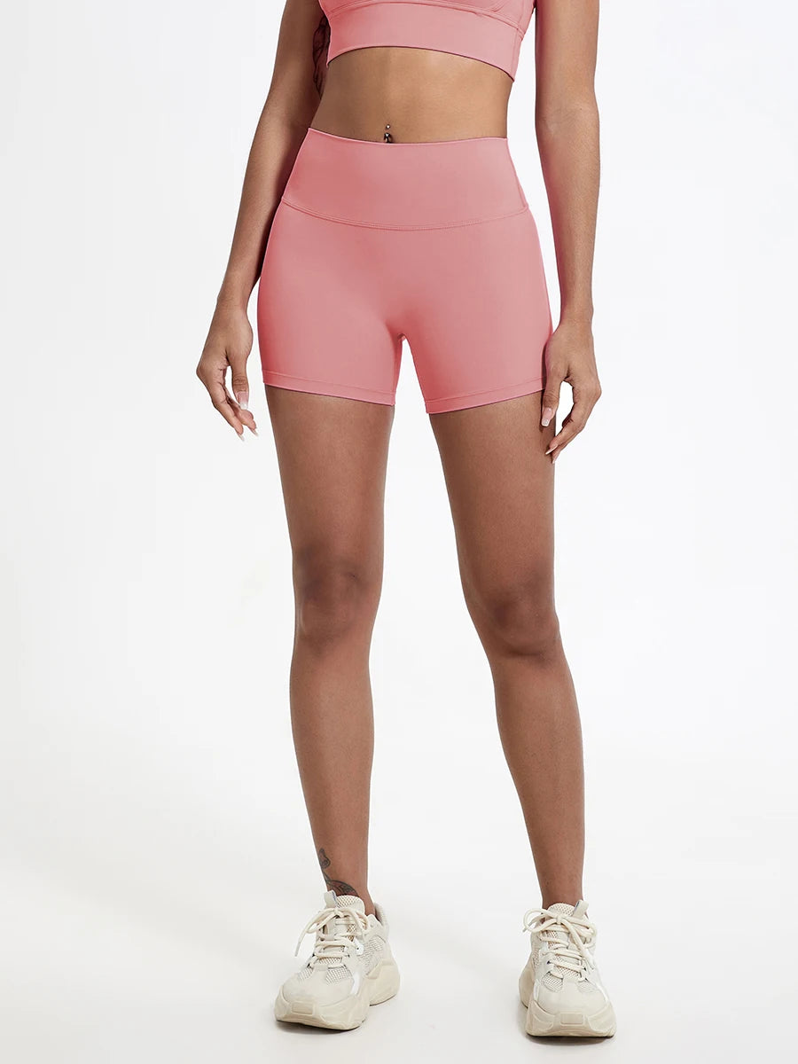 Women's Running Sports Buttock Lift Gym Leggings Cycling Slim Fit Workout High Waist Yoga Shorts
