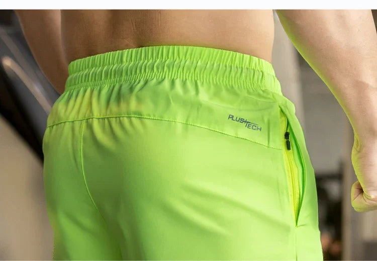 Men's Summer Gyms Workout Bottoms Fitness Sports Quick Dry Beach Jogging Running Sportswear Shorts