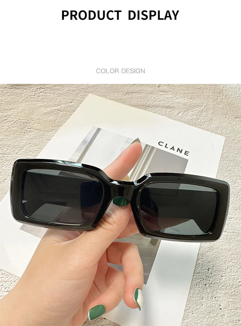 Women's Sunglasses Retro Square Eyewear Anti UV Sunshade Sunglasses UV400